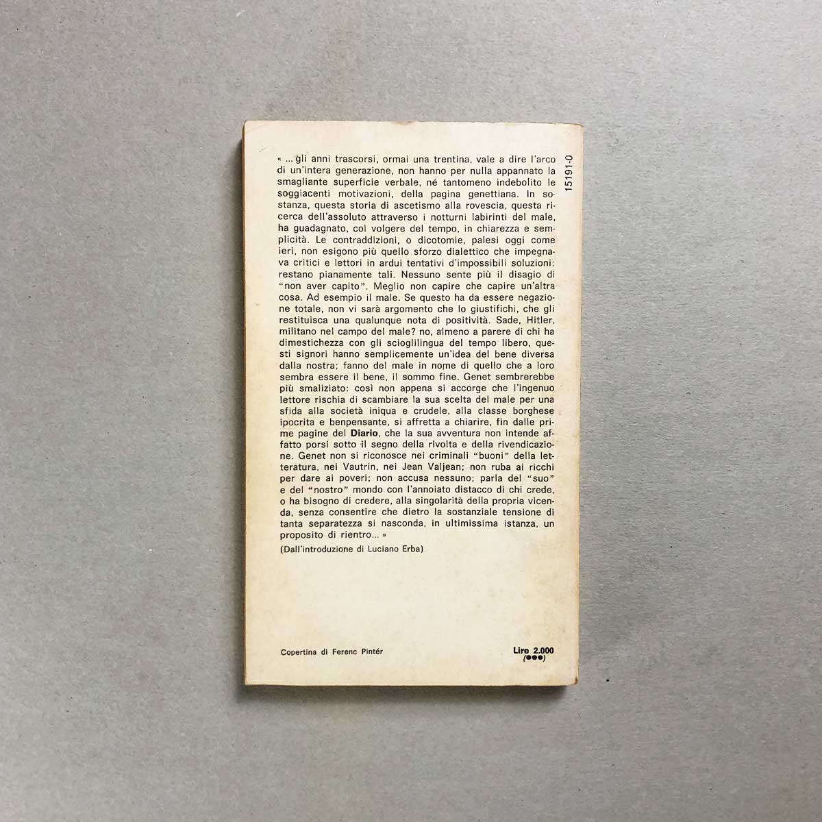 libro-usato-diario-del-ladro-jean-genet-mondadori-retro-copertina