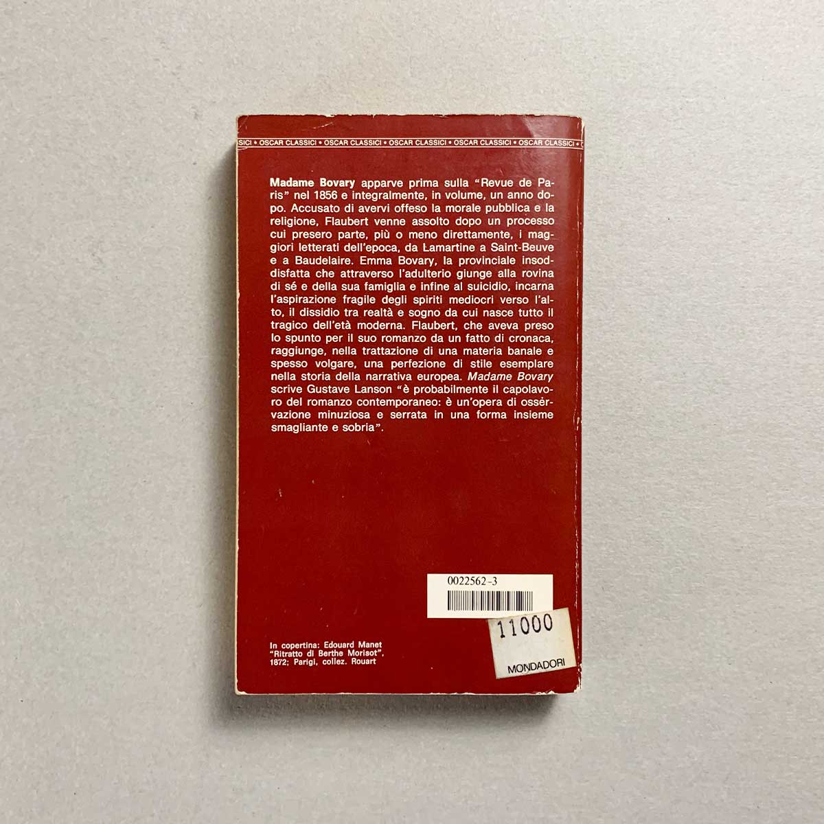 libro-usato-madame-bovary-gustave-flaubert-oscar-mondadori-quarta-copertina