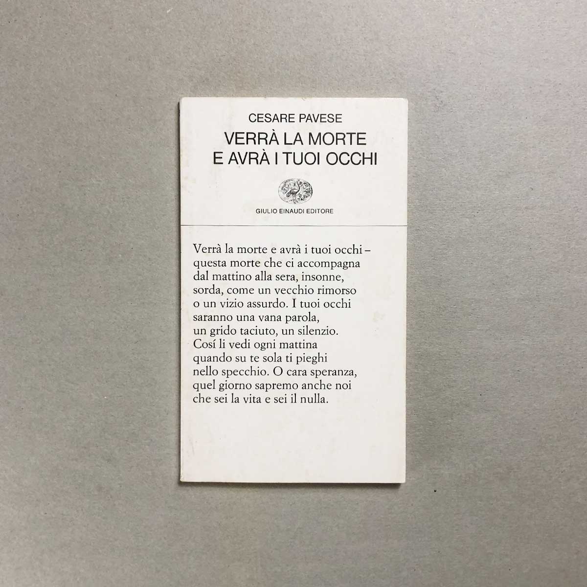libro-verra-la-morte-e-avra-i-tuoi-occhi-cesare-pavese-einaudi-copertina