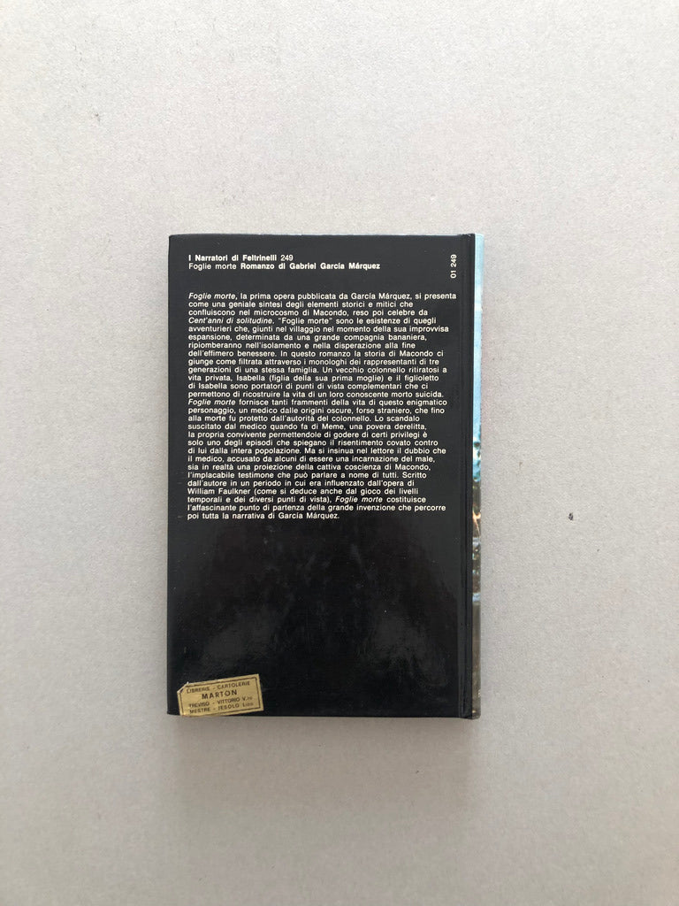 Foglie morte - Gabriel Garcia Marquez 1